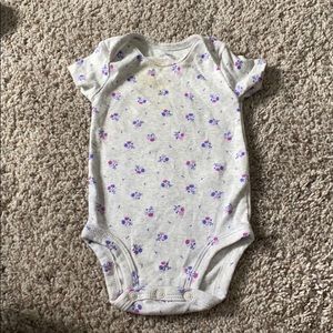 Baby flower onesie